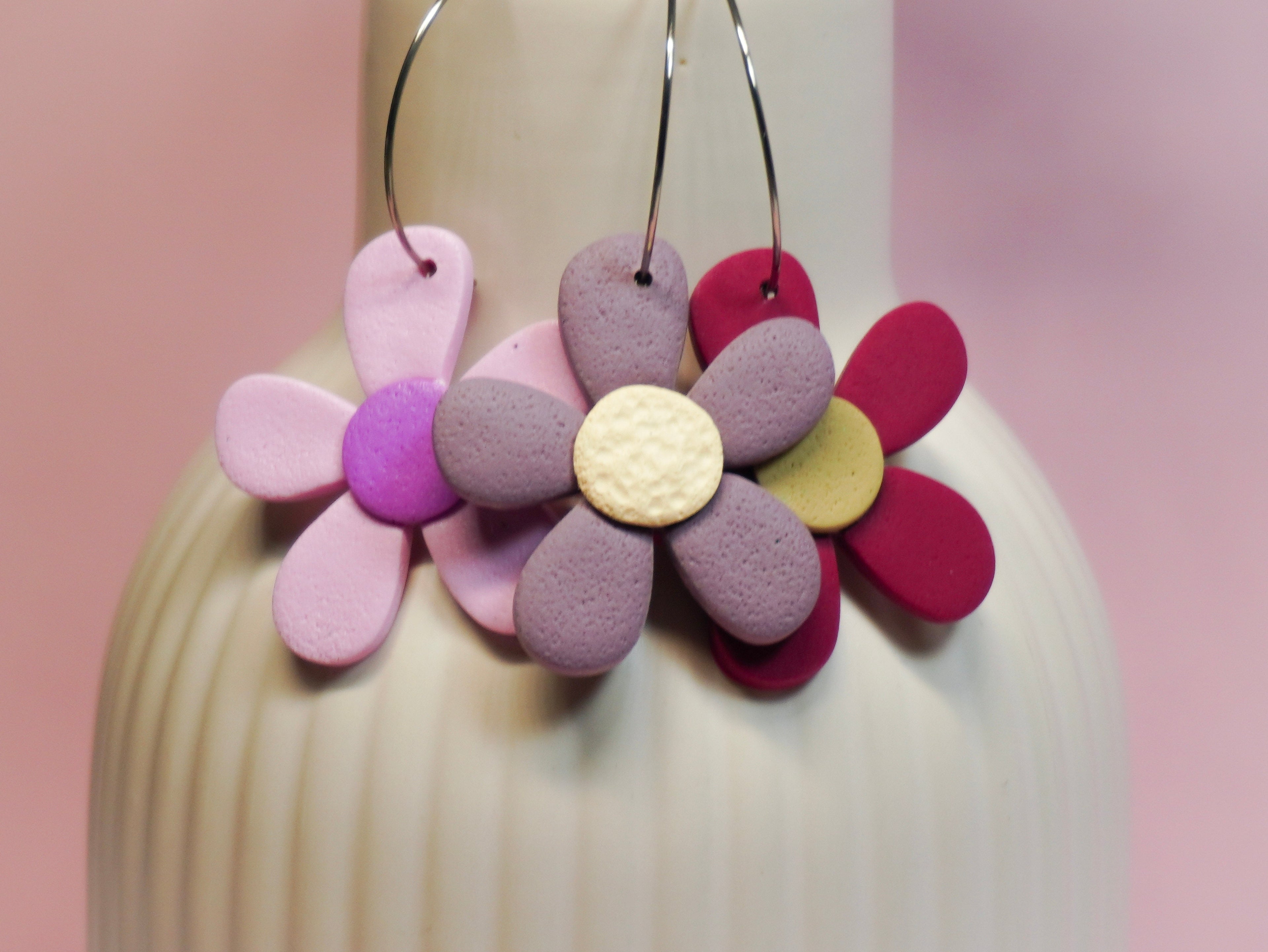 PENDIENTES DE FLORES